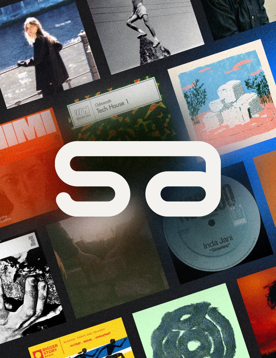 An enterprise playlist in the SourceAudio workspace