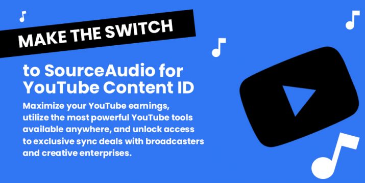 SourceAudio YouTube Content ID