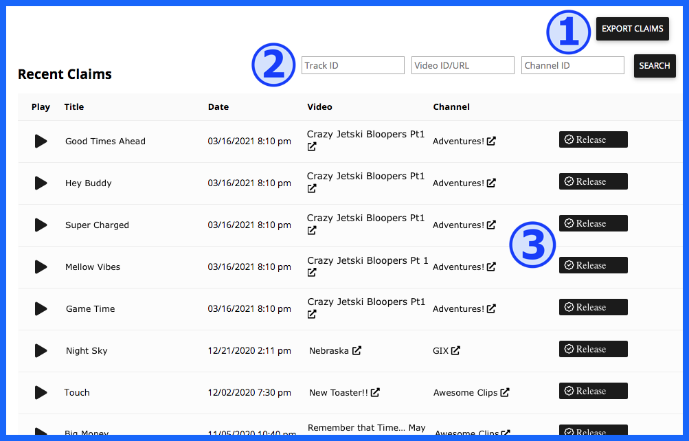 SourceAudio Content ID Panel 2